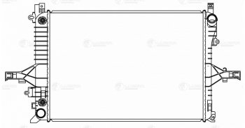 15 849 р. Радиатор VOLVO S60 (00-09) охлаждения двигателя LUZAR LUZAR lrc10156  с доставкой в г. Майкоп. Увеличить фотографию 3