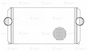 87 999 р. Охладитель К-744Р3,К9000 (дв.OM460LA,OM457LA) алюминиевый LUZAR LUZAR lric0604 LUZAR lric0604  с доставкой в г. Майкоп. Увеличить фотографию 3