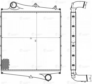 55 999 р. Интеркулер VOLVO FM400 (05-) LUZAR LUZAR lric1013  с доставкой в г. Майкоп. Увеличить фотографию 3