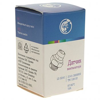 319 р. Датчик включения вентилятора ГАЗ,МОСКВИЧ 87-82 град. LUZAR LUZAR ls0241  с доставкой в г. Майкоп. Увеличить фотографию 3