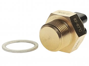 319 р. Датчик включения вентилятора ГАЗ,МОСКВИЧ 87-82 град. LUZAR LUZAR ls0241  с доставкой в г. Майкоп. Увеличить фотографию 1