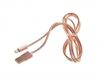 319 р. Кабель micro USB 1м розовое золото LDNIO LDNIO ls24 android  с доставкой в г. Майкоп. Увеличить фотографию 1