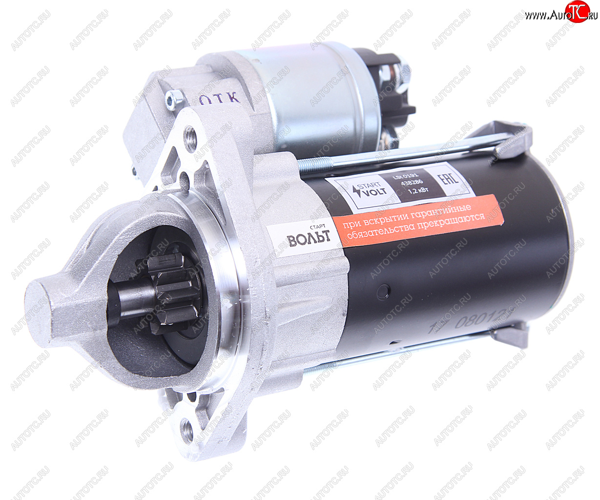 6 299 р. Стартер ЛАДА Vesta,Калина 2,Granta,X-Ray DATSUN Mi-Do АКПП z=9 1.44кВт STARTVOLT STARTVOLT lst 0191  с доставкой в г. Майкоп