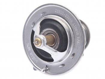 839 р. Термостат HYUNDAI Accent (03-),Getz (02-),Elantra (00-),Sonata EF (05-),Santa Fe (09-) (DOHC) LUZAR LUZAR lt0810  с доставкой в г. Майкоп. Увеличить фотографию 1