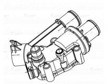 3 499 р. Термостат LAND ROVER Freelander 2,Range Rover Evoque LUZAR LUZAR lt10122  с доставкой в г. Майкоп. Увеличить фотографию 6