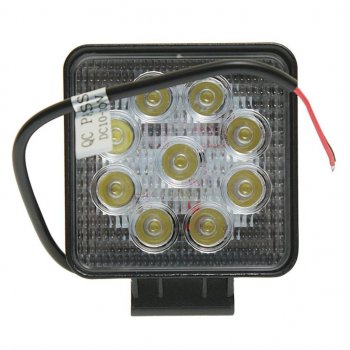 999 р. Фара рабочего света 105х105мм 27Вт (9 светодиодов) LED LT LED TECHNOLOGY lt-1227sf  с доставкой в г. Майкоп. Увеличить фотографию 3