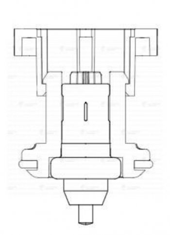 1 299 р. Термостат VW Golf (13-) AUDI A3 (13-) SEAT Leon (13-) SKODA Octavia (13-) LUZAR LUZAR lt1822  с доставкой в г. Майкоп. Увеличить фотографию 6