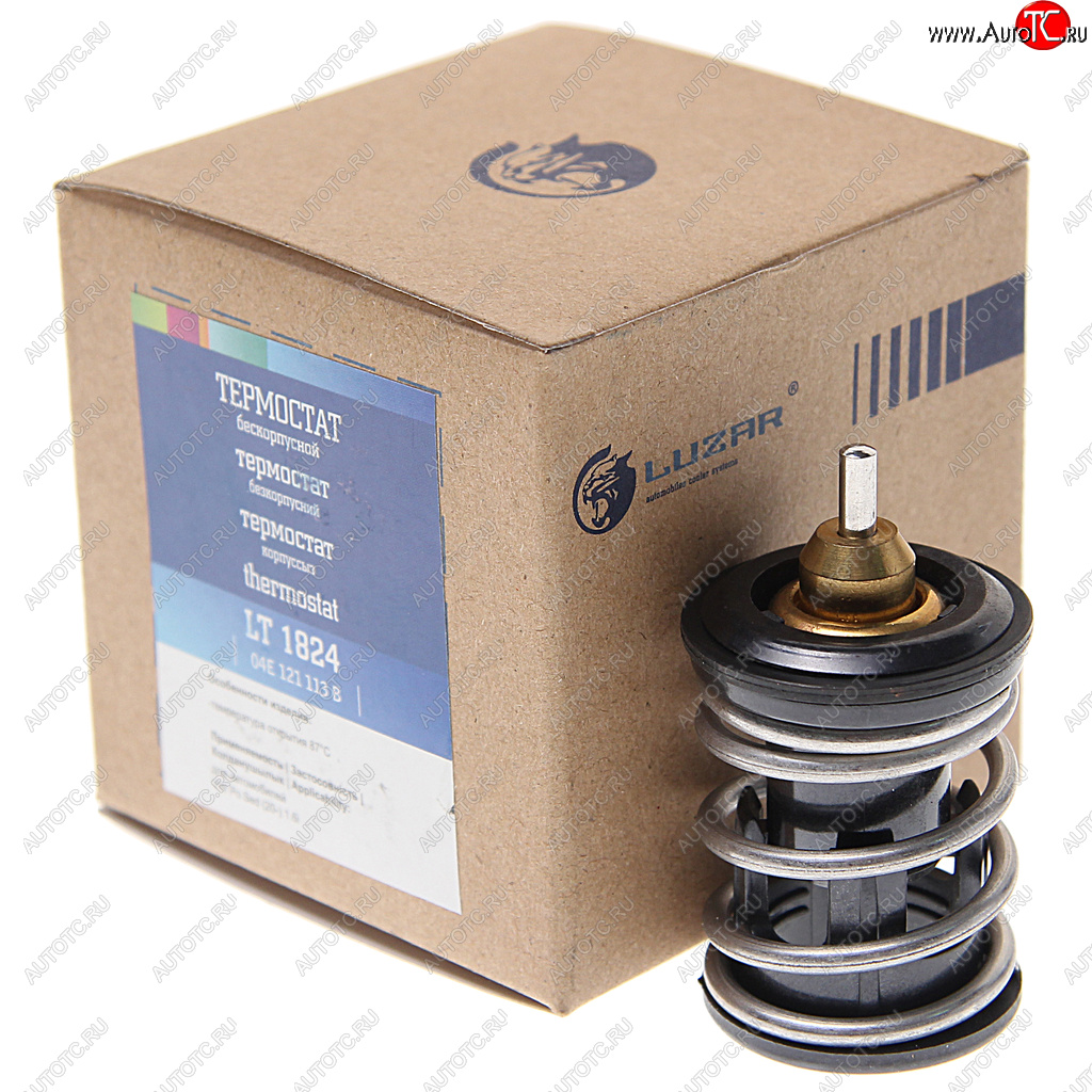 1 729 р. Термостат VW Golf (13-) AUDI A3 (13-) SEAT Leon (13-) SKODA Octavia (13-) LUZAR LUZAR lt1824  с доставкой в г. Майкоп