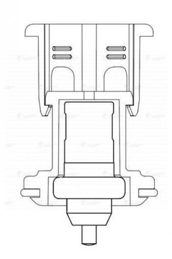 1 439 р. Термостат VW Golf (13-) AUDI A3 (13-) SEAT Leon (13-) SKODA Octavia (13-) LUZAR LUZAR lt1825  с доставкой в г. Майкоп. Увеличить фотографию 3