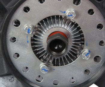 7 299 р. Вентилятор ГАЗель Next с вязкостной муфтой в сборе дв.УМЗ-А274 EvoTech 2.7 LUZAR LUZAR lvc0327 LUZAR lvc0327  с доставкой в г. Майкоп. Увеличить фотографию 3