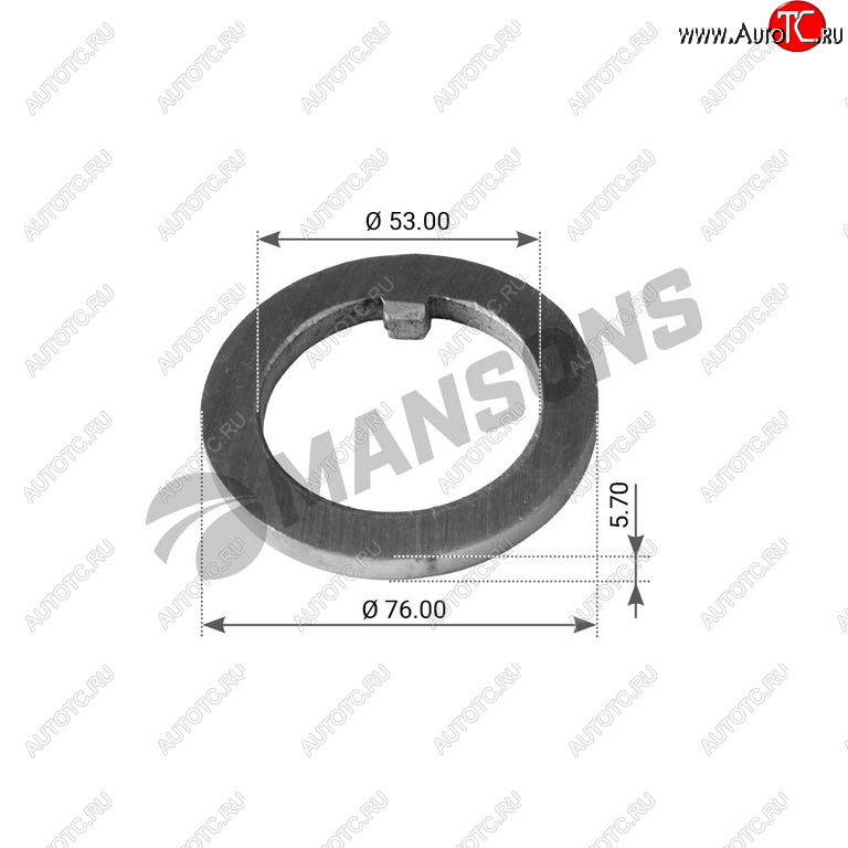 171 р. Шайба BPW (ECO,ECO Plus) ступицы стопорная (convertional,8-9т,10-12т) MANSONS MANSONS lw115  с доставкой в г. Майкоп