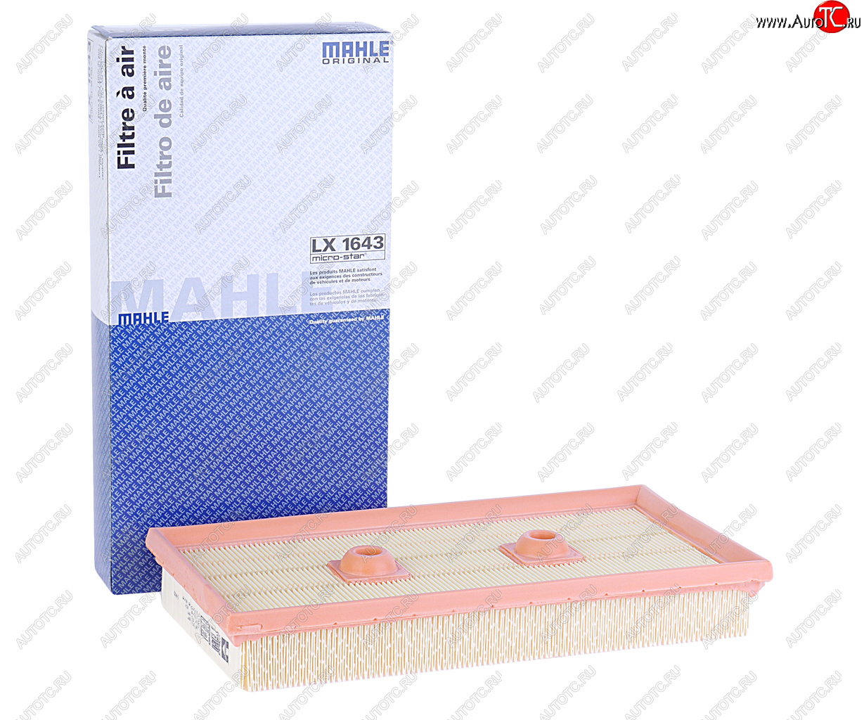 1 599 р. Фильтр воздушный VW Golf 5 (03-),Passat B6 (05-),Touran (03-) (1.6 FSI) SKODA Octavia (04-) MAHLE MAHLE lx1643  с доставкой в г. Майкоп