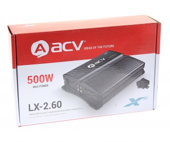 4 199 р. Усилитель автомобильный 2х60Вт ACV ACV lx-2.60 ACV lx-2.60  с доставкой в г. Майкоп. Увеличить фотографию 4