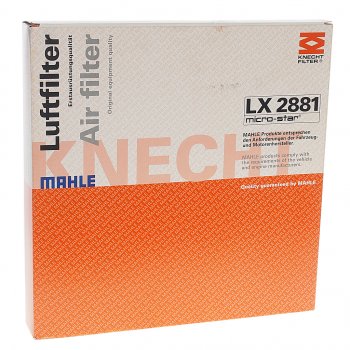 2 999 р. Фильтр воздушный CHEVROLET Cruze (09-) (2.0 D),Orlando (11-) (2.0 D) OPEL Astra J (1.4T1.6T) MAHLE MAHLE lx2881  с доставкой в г. Майкоп. Увеличить фотографию 1