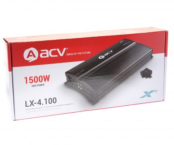 7 949 р. Усилитель автомобильный 4х100Вт ACV ACV lx-4.100  с доставкой в г. Майкоп. Увеличить фотографию 4