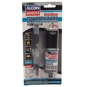 429 р. Клей эпоксидный двухкомпонентный серый 30г шприц ALCON ALCON m-2312  с доставкой в г. Майкоп. Увеличить фотографию 1