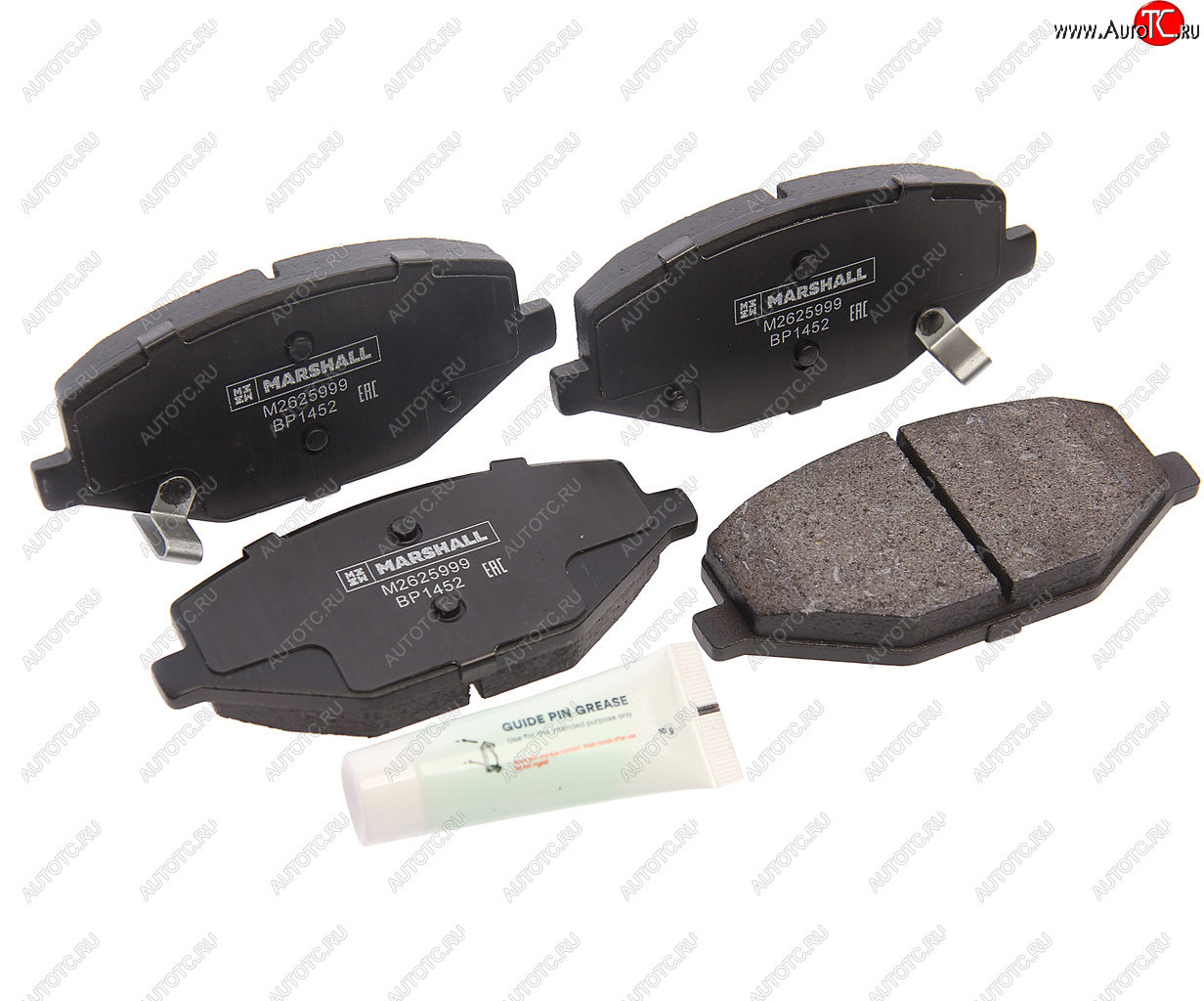 3 279 р. Комплект передних колодок дисковых тормозов (4 шт.) MARSHALL Geely Coolray SX11 дорестайлинг (2018-2023)  с доставкой в г. Майкоп