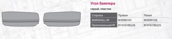 1 849 р. Панель MAN TGA LX угловая бампера правая нижняя MARSHALL MARSHALL m3090103  с доставкой в г. Майкоп. Увеличить фотографию 6