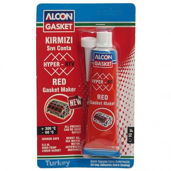 102 р. Герметик прокладка красный термостойкий 90мл ALCON ALCON m-3303 ALCON m-3303  с доставкой в г. Майкоп. Увеличить фотографию 1