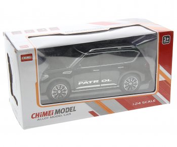 3 299 р. Модель автомобиля NISSAN Patrol 1:24 (свет, звук) металлическая NO NAME m 332-1  с доставкой в г. Майкоп. Увеличить фотографию 1