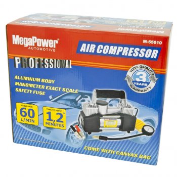 3 579 р. Компрессор автомобильный 60лмин. 10атм. 50А 12V (дефлятор) MEGAPOWER MEGAPOWER-AUTOMOTIVE m-55010  с доставкой в г. Майкоп. Увеличить фотографию 4
