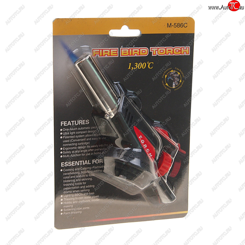 439 р. Горелка газовая под цанговый баллон с пьезоподжигом FIRE BIRD TORCH FIRE BIRD TORCH m-586c  с доставкой в г. Майкоп