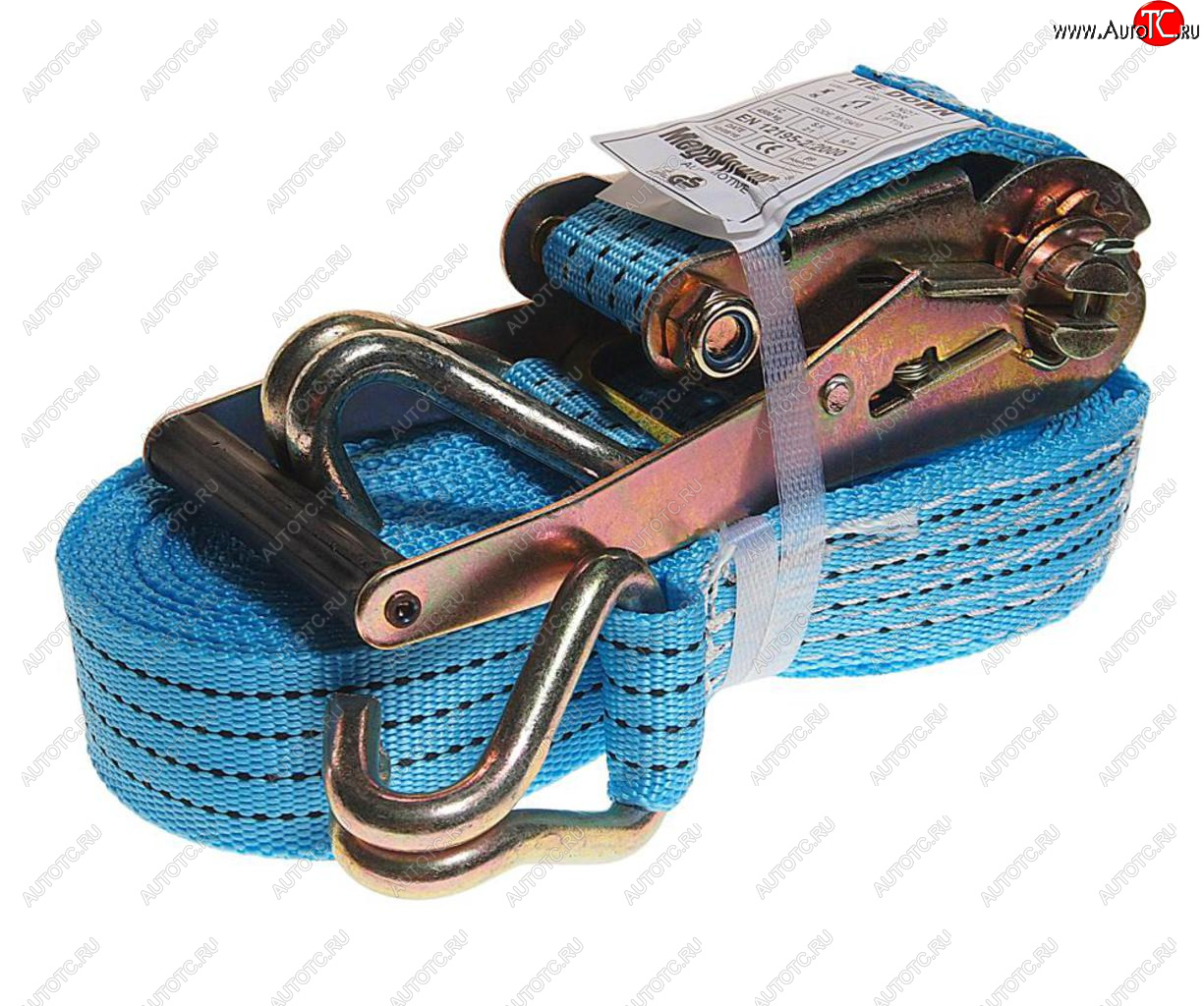 1 229 р. Стяжка крепления груза 4.5т 10м-50мм с храповиком MEGAPOWER MEGAPOWER-AUTOMOTIVE m-73410  с доставкой в г. Майкоп