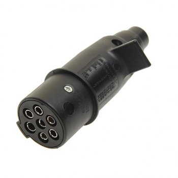 439 р. Разъем электрический прицепа ISO 1185 Type N 7-полюсный (вилка пластик) MARSHALL MARSHALL m7341001  с доставкой в г. Майкоп. Увеличить фотографию 1
