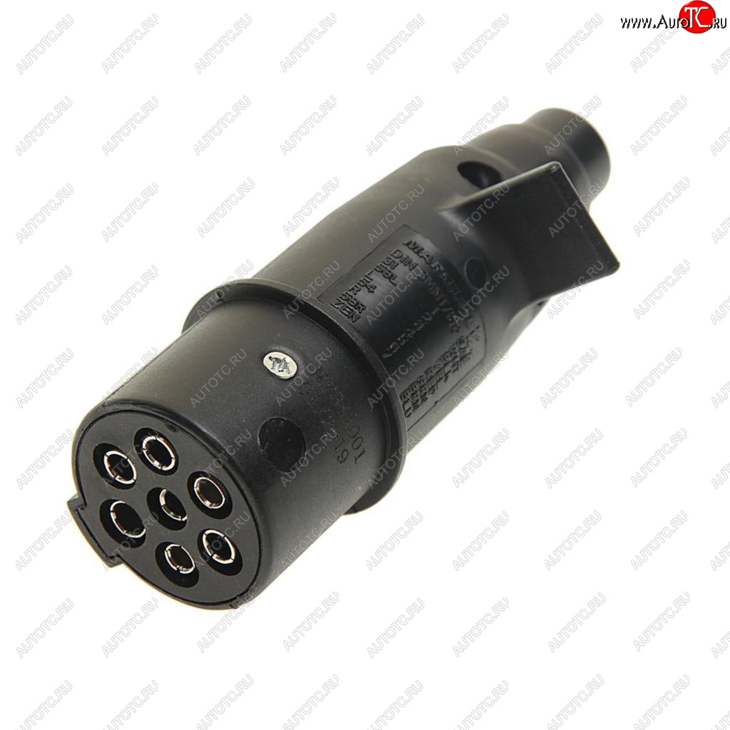 439 р. Разъем электрический прицепа ISO 1185 Type N 7-полюсный (вилка пластик) MARSHALL MARSHALL m7341001  с доставкой в г. Майкоп