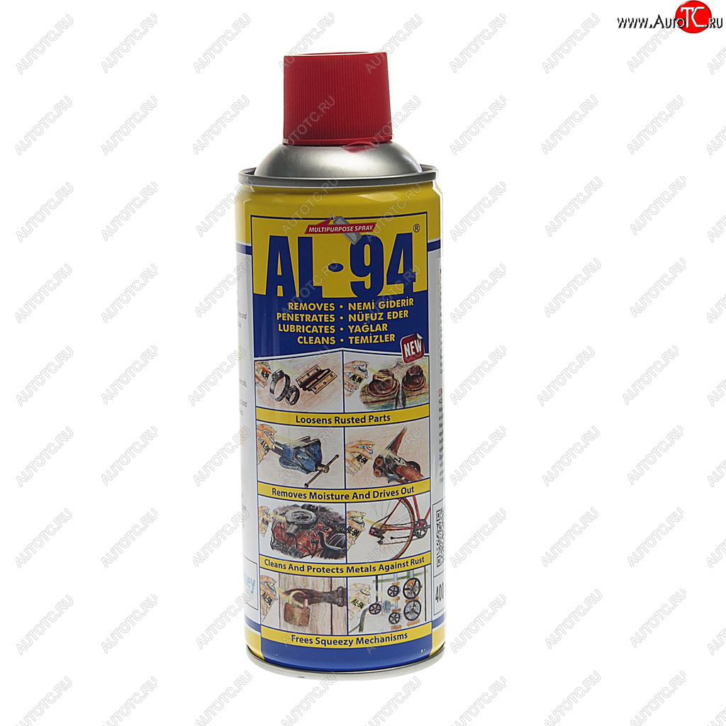 369 р. Смазка универсальная проникающая AL-94 400мл аэрозоль ALCON ALCON m-7705  с доставкой в г. Майкоп