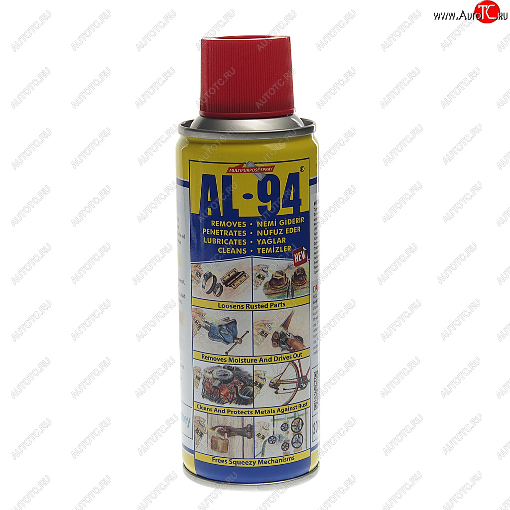 243 р. Смазка универсальная проникающая AL-94 200мл аэрозоль ALCON ALCON m-7706  с доставкой в г. Майкоп