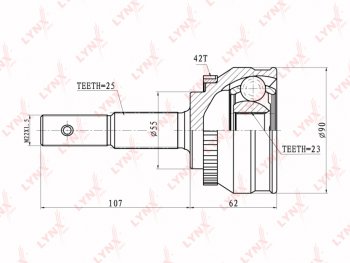 2 159 р. Опора амортизатора MAZDA 323 (98-04) заднего правого LYNX LYNX ma1030r  с доставкой в г. Майкоп. Увеличить фотографию 4