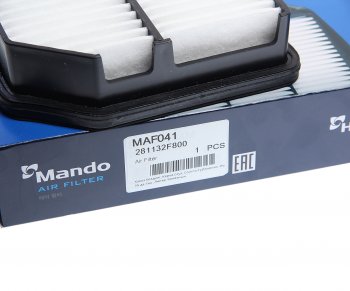 499 р. Фильтр воздушный KIA Cerato (06-) (1.6) MANDO MANDO maf041  с доставкой в г. Майкоп. Увеличить фотографию 3