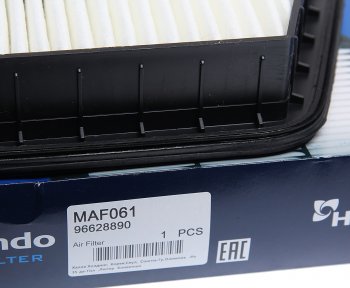 1 049 р. Фильтр воздушный CHEVROLET Captiva (07-) (2.0 D2.4) MANDO MANDO maf061  с доставкой в г. Майкоп. Увеличить фотографию 3