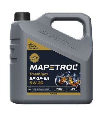 4 599 р. Масло моторное PREMIUM SP GF-6A 5W20 синт.4л MAPETROL MAPETROL map0016  с доставкой в г. Майкоп. Увеличить фотографию 1