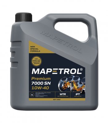 3 589 р. Масло моторное PREMIUM 7000 SN 10W40 п/синт.4л MAPETROL MAPETROL map0022 MAPETROL map0022  с доставкой в г. Майкоп. Увеличить фотографию 1