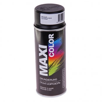 529 р. Грунт черный аэрозоль 0.4л MAXI COLOR MAXI COLOR maxi color 0004mx  с доставкой в г. Майкоп. Увеличить фотографию 1