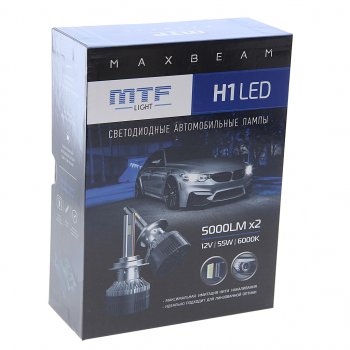 6 899 р. Лампа светодиодная 12V H1 P14.5s (2шт.) MTF MTF mb01k6  с доставкой в г. Майкоп. Увеличить фотографию 2