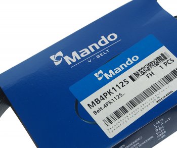 241 р. Ремень приводной поликлиновой 4PK1125 MANDO MANDO mb4pk1125  с доставкой в г. Майкоп. Увеличить фотографию 3