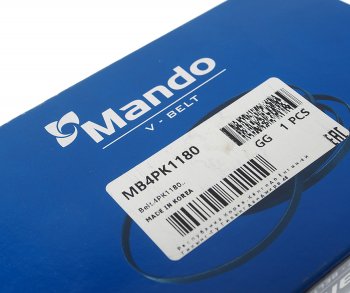 399 р. Ремень приводной поликлиновой 4PK1180 MANDO MANDO mb4pk1180  с доставкой в г. Майкоп. Увеличить фотографию 2