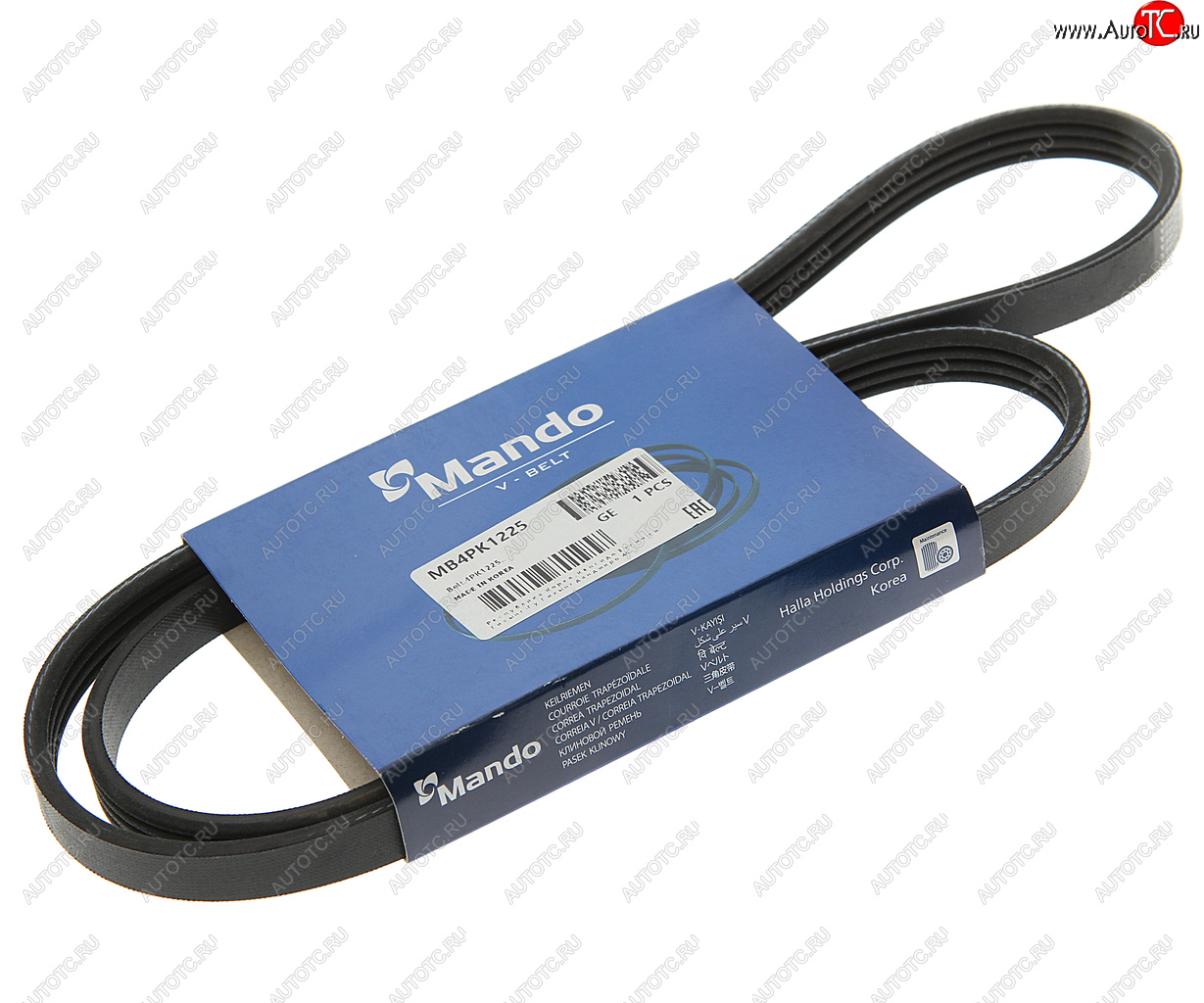 168 р. Ремень приводной поликлиновой 4PK1225 MANDO MANDO mb4pk1225  с доставкой в г. Майкоп