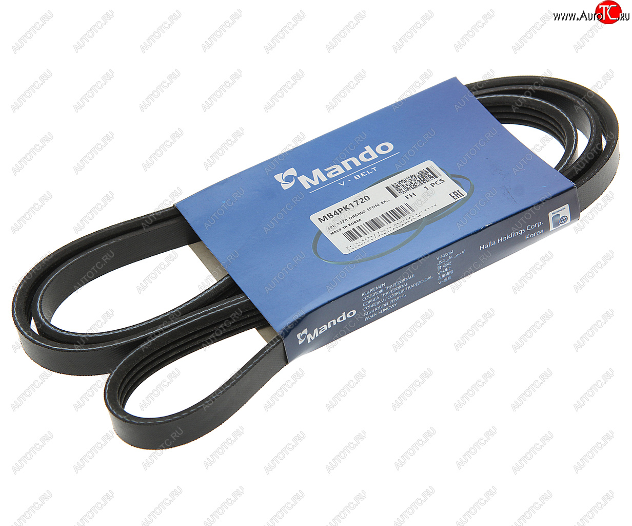 278 р. Ремень приводной поликлиновой 4PK1720 MANDO MANDO mb4pk1720 MANDO mb4pk1720  с доставкой в г. Майкоп