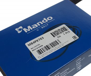 138 р. Ремень приводной поликлиновой 4PK763 MANDO MANDO mb4pk763  с доставкой в г. Майкоп. Увеличить фотографию 3