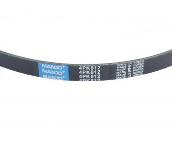 569 р. Ремень приводной поликлиновой 4PK812 HYUNDAI Elantra (00-) кондиционера MANDO MANDO mb4pk812 MANDO mb4pk812  с доставкой в г. Майкоп. Увеличить фотографию 2