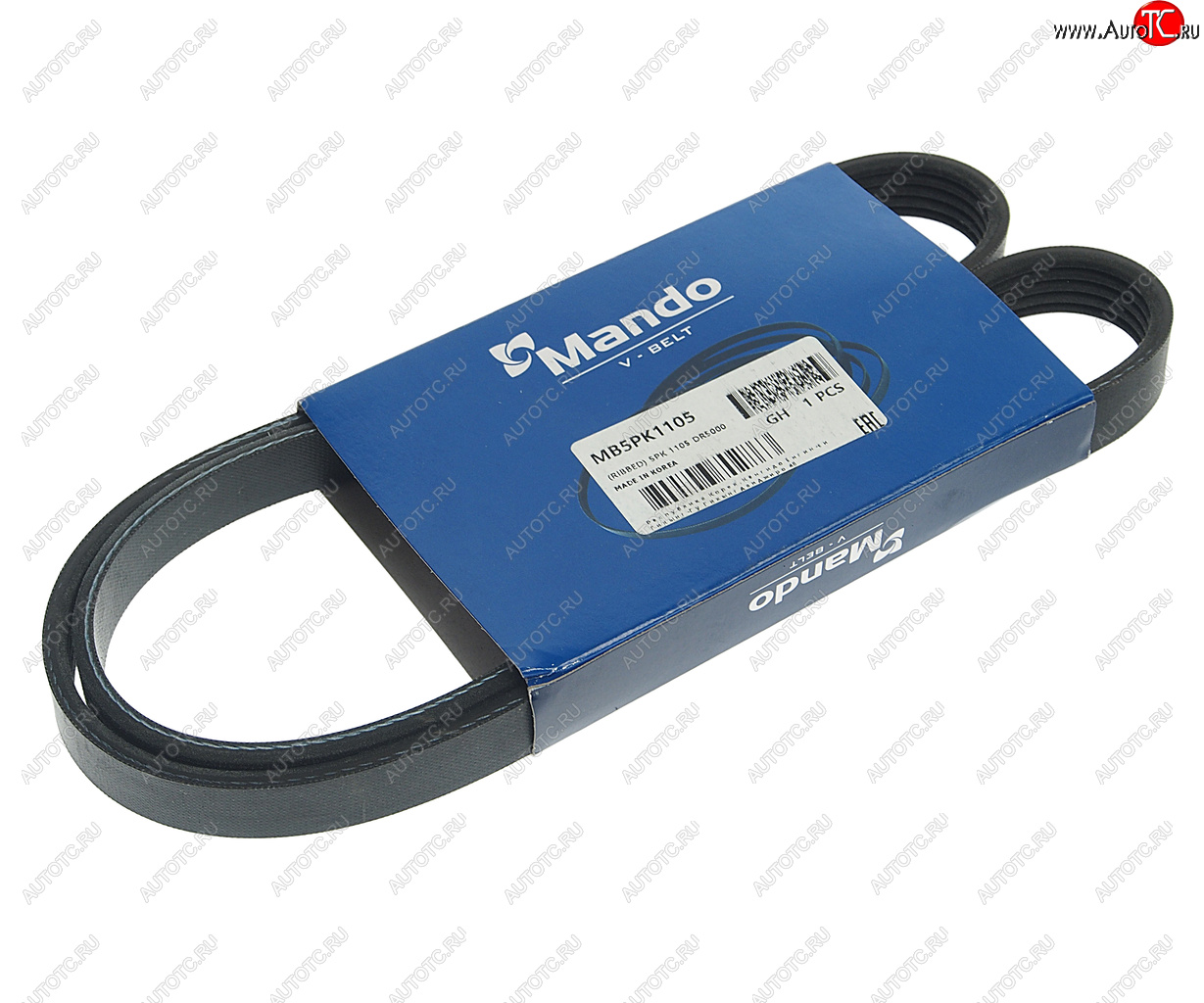 255 р. Ремень приводной поликлиновой 5PK1105 MANDO MANDO mb5pk1105  с доставкой в г. Майкоп