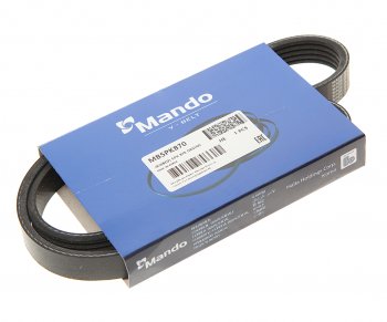 539 р. Ремень приводной поликлиновой 5PK870 DAEWOO Nexia (без ГУР) MANDO MANDO mb5pk870  с доставкой в г. Майкоп. Увеличить фотографию 1