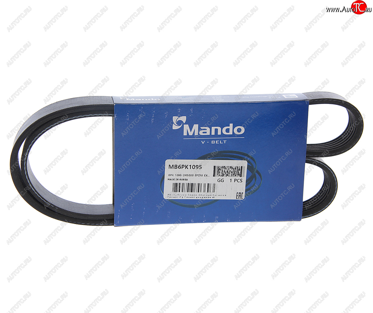 469 р. Ремень приводной поликлиновой 6PK1095 MANDO MANDO mb6pk1095  с доставкой в г. Майкоп