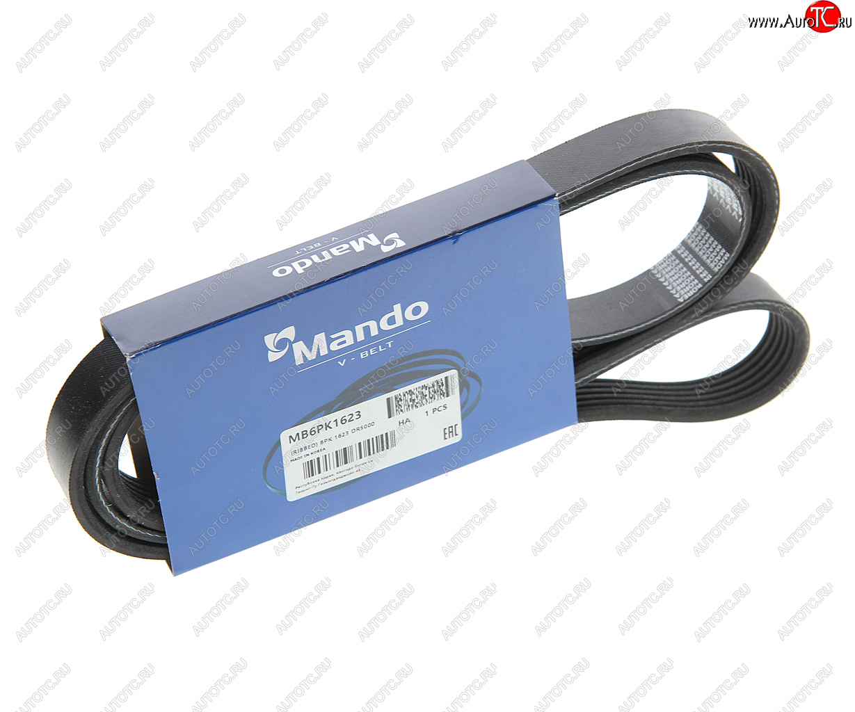 839 р. Ремень приводной поликлиновой 6PK1623 MANDO MANDO mb6pk1623  с доставкой в г. Майкоп