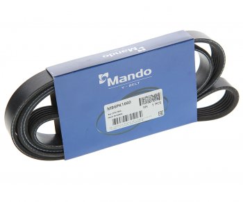 429 р. Ремень приводной поликлиновой 6PK1660 MANDO MANDO mb6pk1660 MANDO mb6pk1660  с доставкой в г. Майкоп. Увеличить фотографию 1