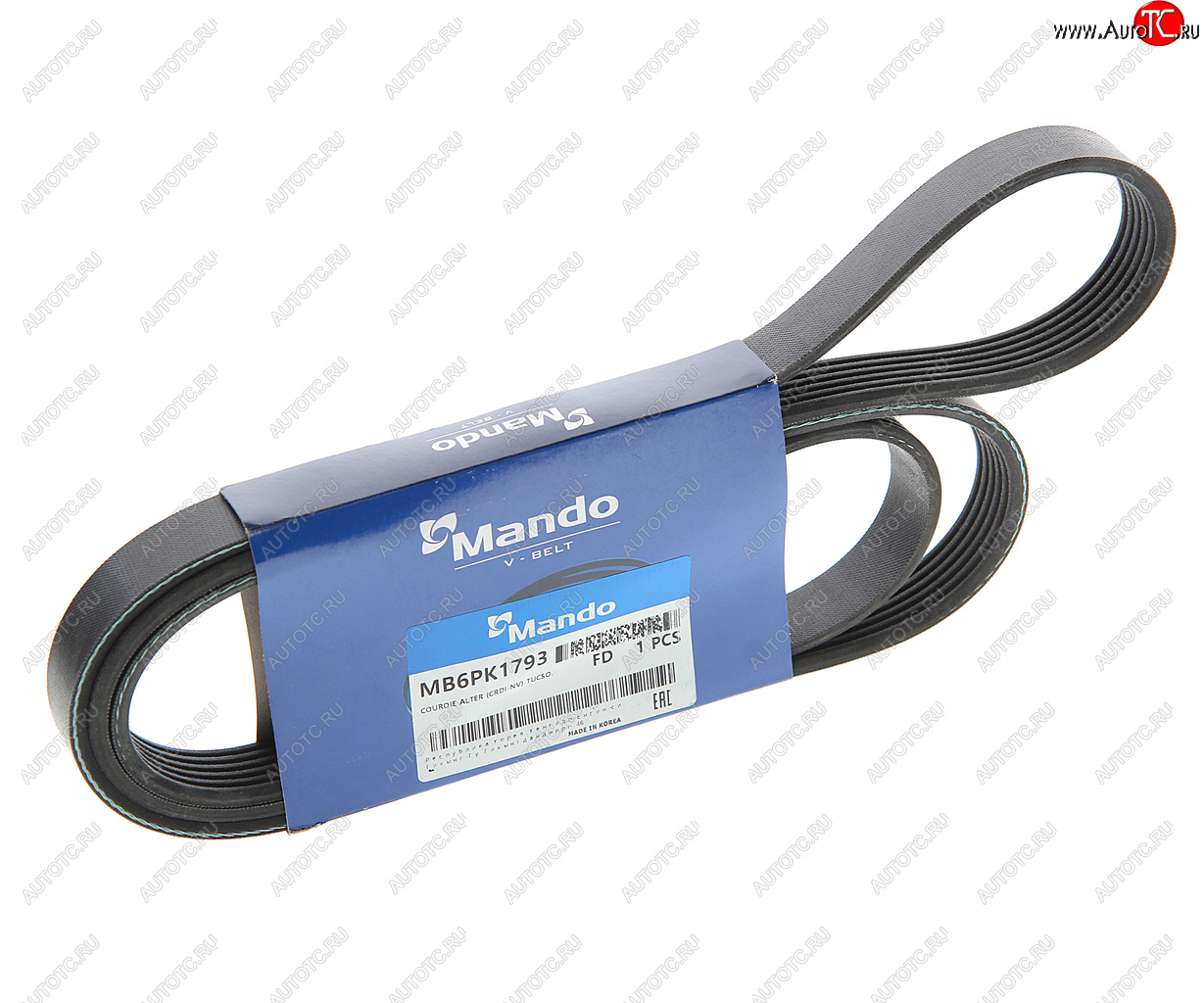 399 р. Ремень приводной поликлиновой 6PK1793 MANDO MANDO mb6pk1793  с доставкой в г. Майкоп
